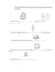 English worksheet: Starters - Sight Reading