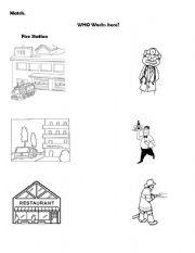 English worksheet: Community Helpers