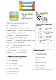 English Worksheet: AM-IS-ARE-DO-DOES