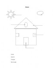 English worksheet: Shapes