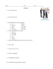 English worksheet: The in-Laws