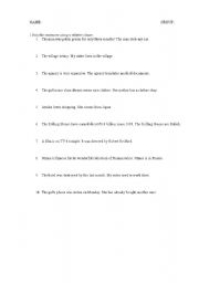 English worksheet: RELATIVE PRONOUNS