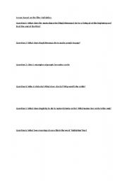 English Worksheet: Movie based test
