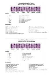 English Worksheet: Video Activity: Friends