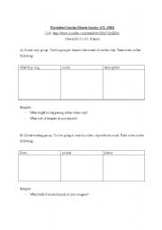 English worksheet: Sunday bloody Sunday