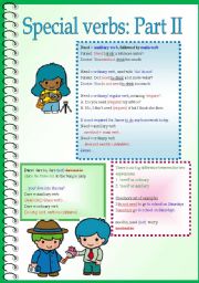 Special verbs: need/ dare (Part 2- with more examples)