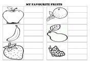 English Worksheet: fruits