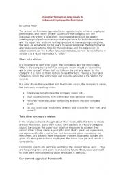 English Worksheet: Change Management