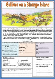 English Worksheet: Reading comprehension