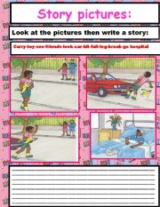 English Worksheet: story pictures