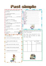 PAST TENSE  WORKSHEET