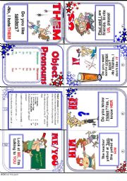 OBJECT PRONOUNS MINIBOOK