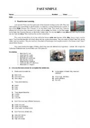 English Worksheet: The Past Simple