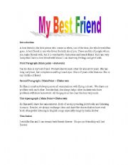 your best friend paragraph writing