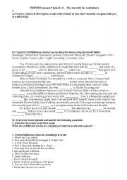 English Worksheet: Friends TV series