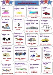 the aspects of BE in English sentence structures--multiple choice 1