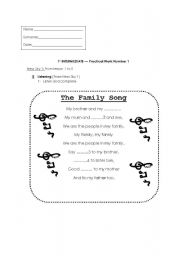 English worksheet: TEST FIRST YEAR