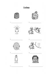 English worksheet: Feelings