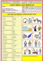 Transitions-using while and whereas