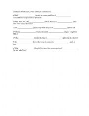English Worksheet: Simple Past or Past Continuous