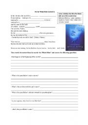 English Worksheet: The Whale Rider extract 1