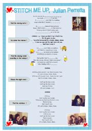 English Worksheet: Stitch me up, Julian Perretta