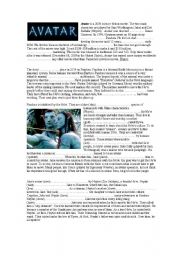 English Worksheet: Avatar Movie Gap fill