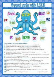 English Worksheet: Phrasal Verbs with 