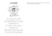 English worksheet: MY MONSTER