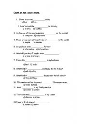 count& non count nouns