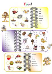 English Worksheet: food