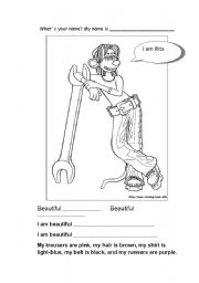 English worksheet: Flushed-Away-colouring-Rita