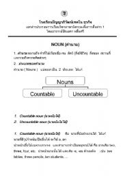 English worksheet: Noun