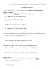 English Worksheet: Ancient China Webquest ancientchina.uk.co