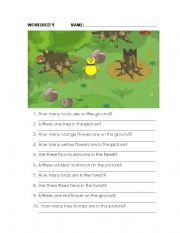 English Worksheet: Whats In The Forest?