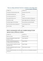 English worksheet: Oral Quiz
