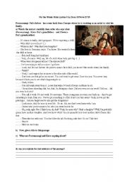 English Worksheet: The Whale Rider extract 2 part 1 and part 2