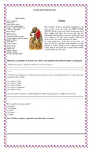 English Worksheet: Exercice