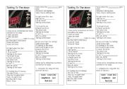 English Worksheet: Song - talking to the moon (Bruno Mars)