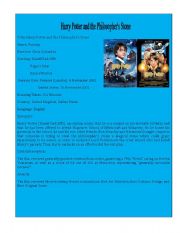 English Worksheet: Movie Detail 2 ( Harry Potter and The Philosophers Stone)