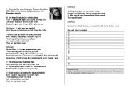 English Worksheet: Song: someone like you by adele