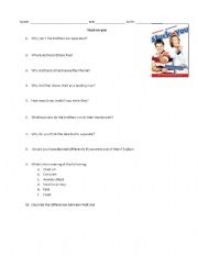 English worksheet: Stuck on you