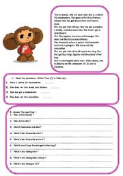 English Worksheet: easy reading for my 2nd grades