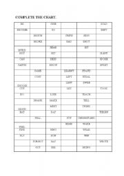 English Worksheet: Test - irregular verbs