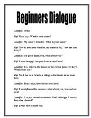 English Worksheet: Reading Exercise