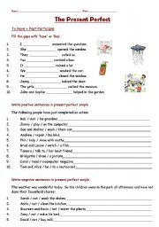 English Worksheet: Present Perfect Simple