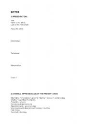 English Worksheet: pop art
