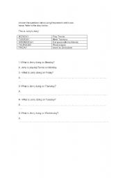 English Worksheet: Present Continuous 