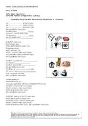 English worksheet: Bette Davis Eyes