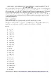 English Worksheet: Distinguishing L & R Pronunciation and Listening Activity 